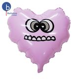 20 inches Heart Shape Custom Foil Balloon Universal Factory Mold Logo Printing Party Decoration Advertity Event Promotions