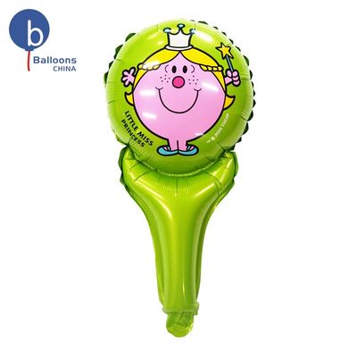 Clapper Shape Foil Balloon Birthday Wedding Party Decoration Toy Custom logo Printed Balloon Sticks