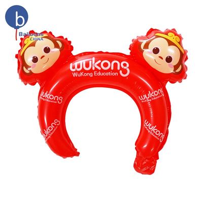 33*29cm Monkey Shaped Customized Headband Foil Balloons for Promotional Events